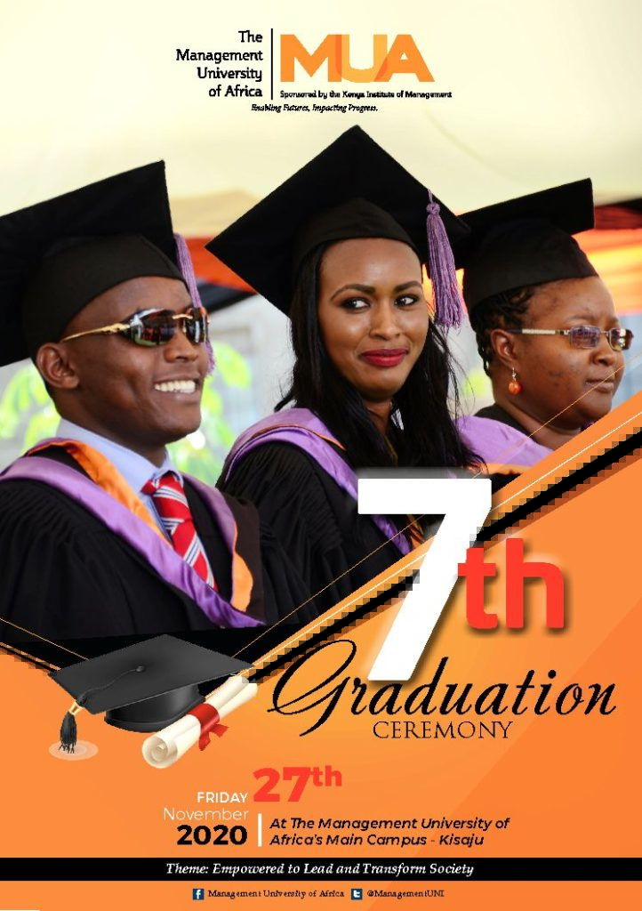 2020 Graduation Booklet – The Management University of Africa